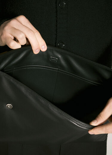 Logo Print Leather Crossbody Bag Dolce & Gabbana Logo Print Leather Crossbody Bag Black dol0158011