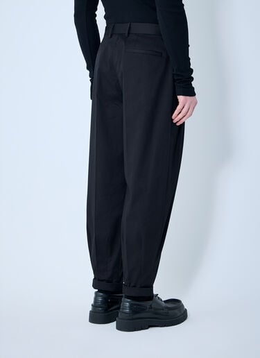 コットンギャバジンパンツ。 Dolce & Gabbana コットンギャバジンパンツ。 ブラック dol0160002