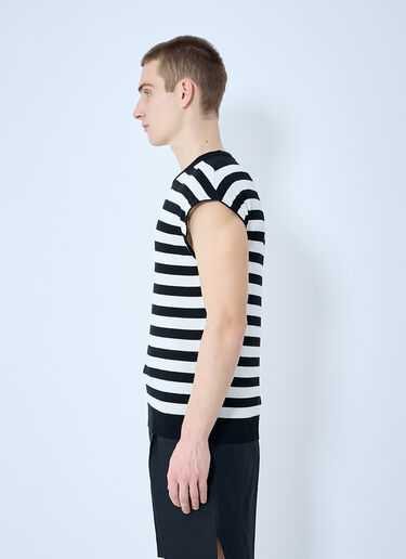 Striped Tank Top Dolce & Gabbana Striped Tank Top Black dol0160003