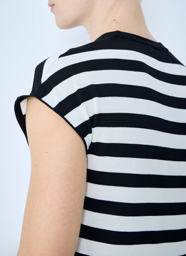 Striped Tank Top Dolce & Gabbana Striped Tank Top Black dol0160003