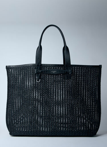 Dolce & Gabbana Woven Mesh Tote Bag Black dol0160009