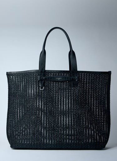 Woven Mesh Tote Bag Dolce & Gabbana Woven Mesh Tote Bag Black dol0160009