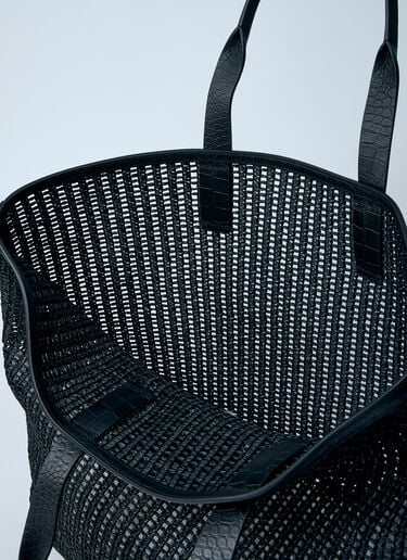 Woven Mesh Tote Bag Dolce & Gabbana Woven Mesh Tote Bag Black dol0160009