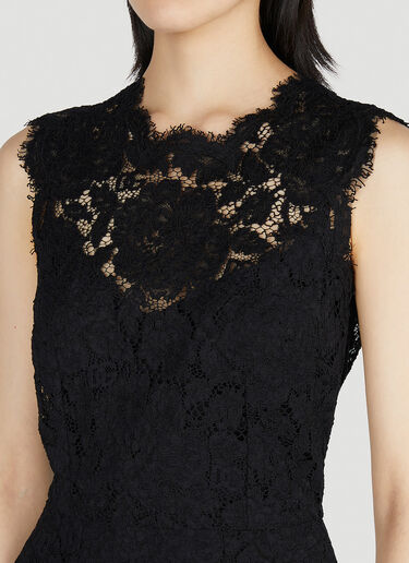 Dolce & Gabbana Lace Dress Black dol0251007