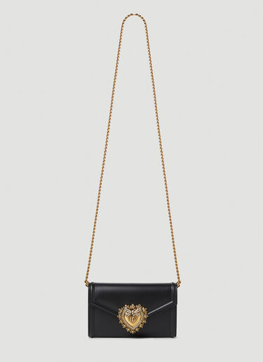 장식 플라크 숄더백 Dolce & Gabbana 장식 플라크 숄더백 블랙 dol0251036