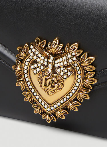 Dolce & Gabbana 장식 플라크 숄더백 블랙 dol0251036