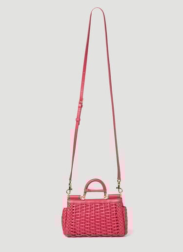 Dolce & Gabbana スモールシシリー ハンドバッグ ピンク dol0253032