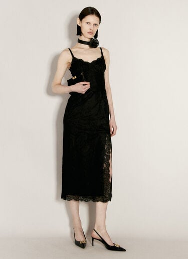 Lace Slip Dress Dolce & Gabbana Lace Slip Dress Black dol0256003