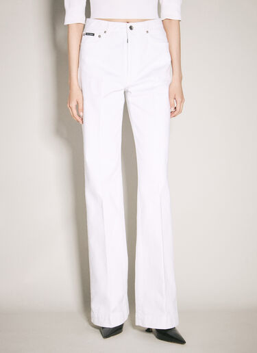 Flared Jeans Dolce & Gabbana Flared Jeans White dol0257005