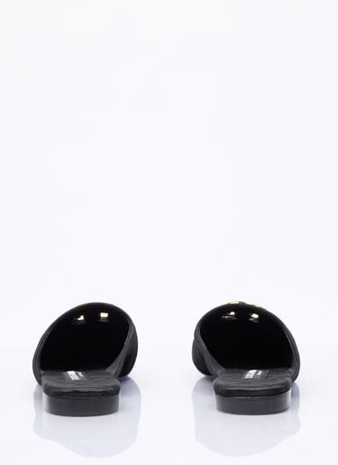 天鹅绒穆勒鞋 Dolce & Gabbana 天鹅绒穆勒鞋 黑色 dol0258006
