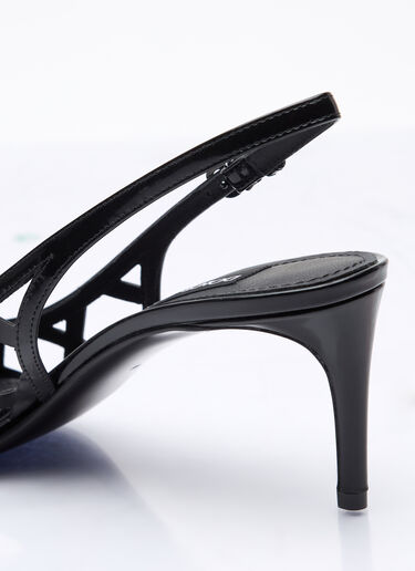 Patent Leather Slingback Pumps Dolce & Gabbana Patent Leather Slingback Pumps Black dol0258007