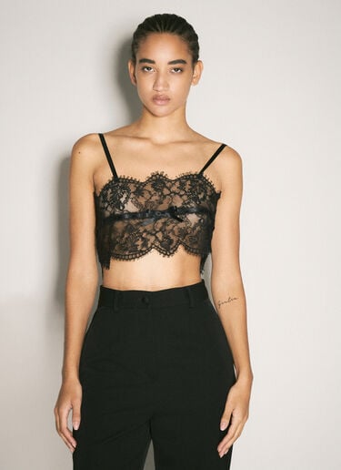 Lace Lingerie Top Dolce & Gabbana Lace Lingerie Top Black dol0258023