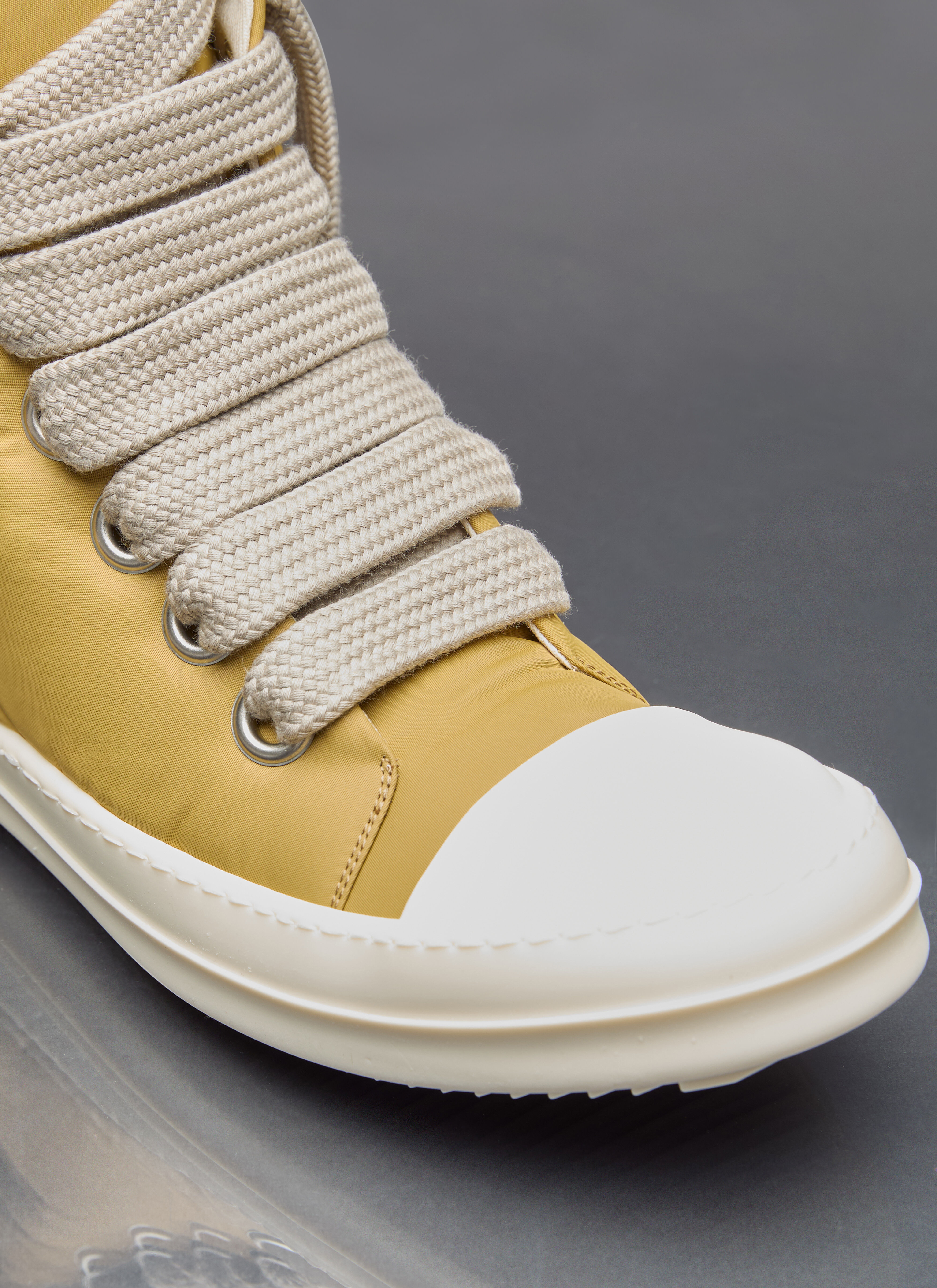Rick Owens DRKSHDW Men's' Jumbo Lace Puffer Sneakers in