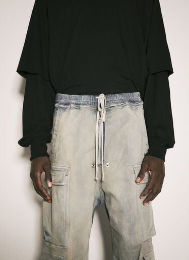 Rick Owens DRKSHDW Cargo Jumbo Belas Pants Light Blue drk0158006