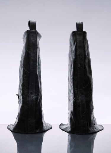 Rick Owens DRKSHDW 로우 페티시 부츠 블랙 drk0158016
