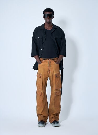 더블 카고 점보 벨라스 진 Rick Owens DRKSHDW 더블 카고 점보 벨라스 진 오렌지 drk0160005