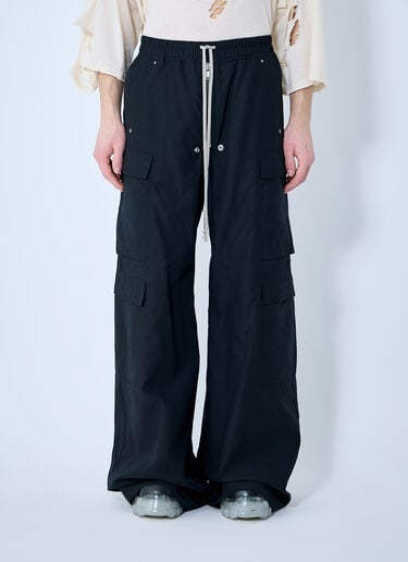 Rick Owens DRKSHDW Double Cargo Jumbo Belas 长裤  黑色 drk0160007