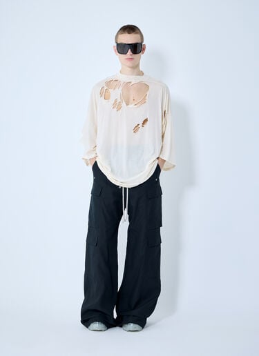 Rick Owens DRKSHDW Double Cargo Jumbo Belas 长裤  黑色 drk0160007