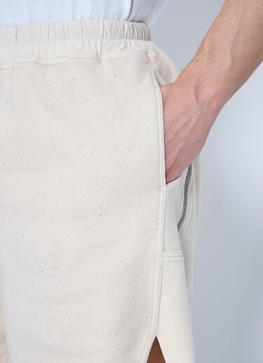 Brushed Cotton Track Shorts Rick Owens DRKSHDW Brushed Cotton Track Shorts Beige drk0160010