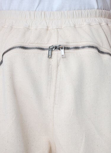 Brushed Cotton Track Shorts Rick Owens DRKSHDW Brushed Cotton Track Shorts Beige drk0160010