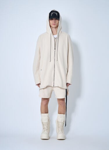 ピーター・ジップアップスウェットシャツ Rick Owens DRKSHDW ピーター・ジップアップスウェットシャツ ベージュ drk0160012