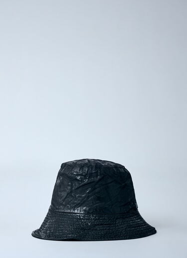 Coated Bucket Hat Rick Owens DRKSHDW Coated Bucket Hat Black drk0160030