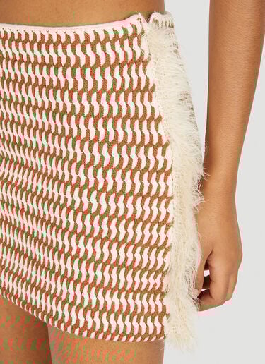 Knit Skirt Durazzi Milano Knit Skirt Orange drz0250018