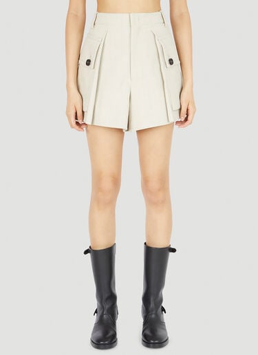 Patch Pocket Shorts Durazzi Milano Patch Pocket Shorts Cream drz0252014