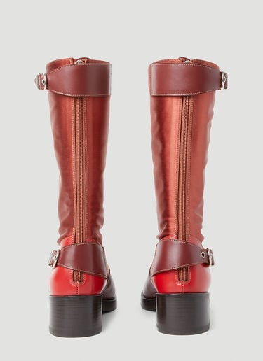 Durazzi Milano Buckle Boots Red drz0252017