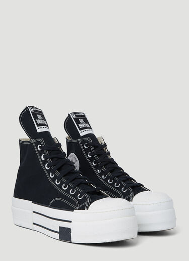 Rick Owens DRKSHDW x Converse Chunky Sole High Top Sneakers Black dsc0354002