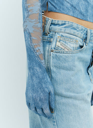 SAVAGE X DIESEL Lace-Bolero Top Blue dsf0258003