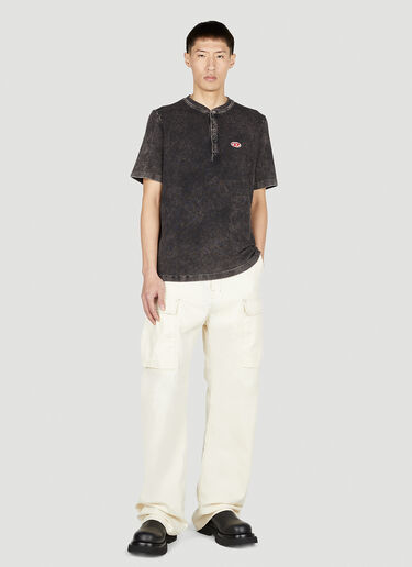 Logo Patch T-Shirt Diesel Logo Patch T-Shirt Black dsl0151025