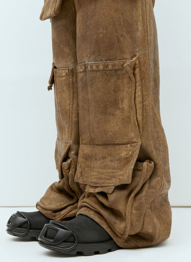 Diesel P-Talo CraquelÃ© 카고 팬츠 브라운 dsl0154005