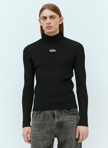 K-Zackary Knit Sweater Diesel K-Zackary Knit Sweater Black dsl0157025