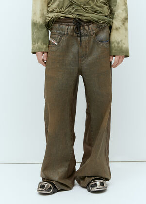 Diesel D-Cali-S 涂层牛仔裤  棕色 dsl0157028