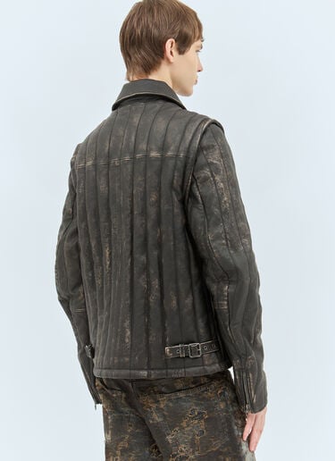 Diesel L-Albert レザージャケット ブラック dsl0158001