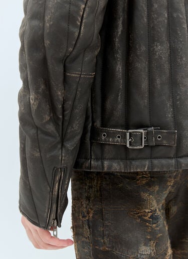Diesel L-Albert レザージャケット ブラック dsl0158001