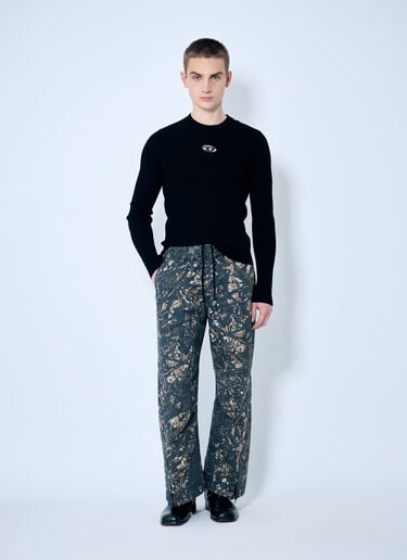 K-Zachary-Round Sweater Diesel K-Zachary-Round Sweater Black dsl0159007