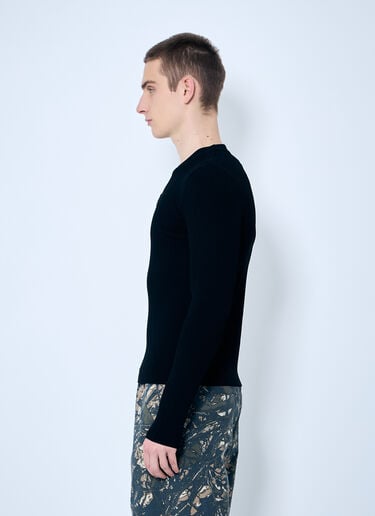 K-Zachary-Round Sweater Diesel K-Zachary-Round Sweater Black dsl0159007