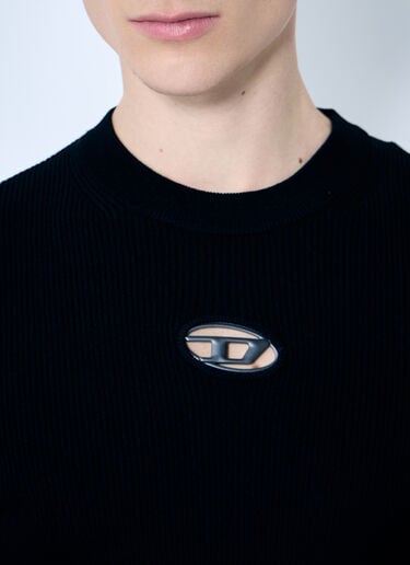 K-Zachary-Round Sweater Diesel K-Zachary-Round Sweater Black dsl0159007