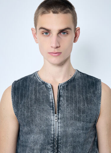 D-Sund-S Denim Vest Diesel D-Sund-S Denim Vest Grey dsl0159016