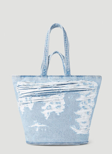 Off Tyger Shopper Tote Bag Diesel Off Tyger Shopper Tote Bag Blue dsl0251040