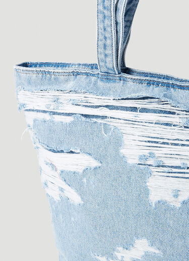 Off Tyger Shopper Tote Bag Diesel Off Tyger Shopper Tote Bag Blue dsl0251040