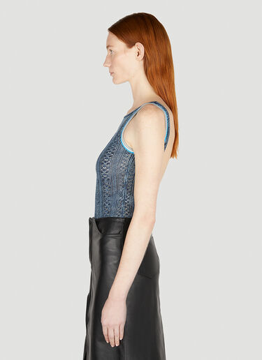 Diesel M-Ilagros Logo Plaque Bodysuit Light Blue dsl0252005