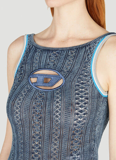 M-Ilagros Logo Plaque Bodysuit Diesel M-Ilagros Logo Plaque Bodysuit Light Blue dsl0252005