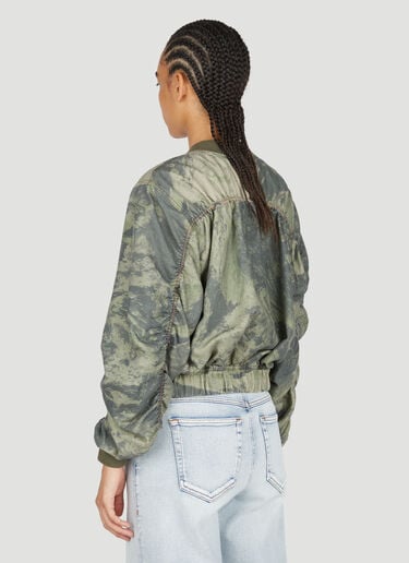 G-KHLO-CMF Camouflage Bomber Jacket Diesel G-KHLO-CMF Camouflage Bomber Jacket Green dsl0253048