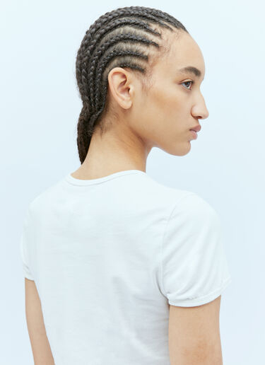 Diesel T-Uncutie-Long-N19 티셔츠 화이트 dsl0256009