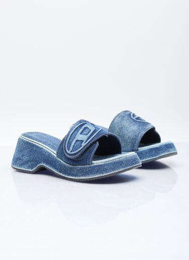Sa-Oval Platform Slides Diesel Sa-Oval Platform Slides Blue dsl0256017