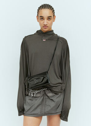 Diesel 1DR 지갑 스트랩 클러치 블랙 dsl0257041
