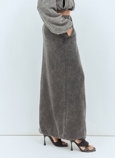 Diesel O-Tulip マキシスカート ブラック dsl0258001